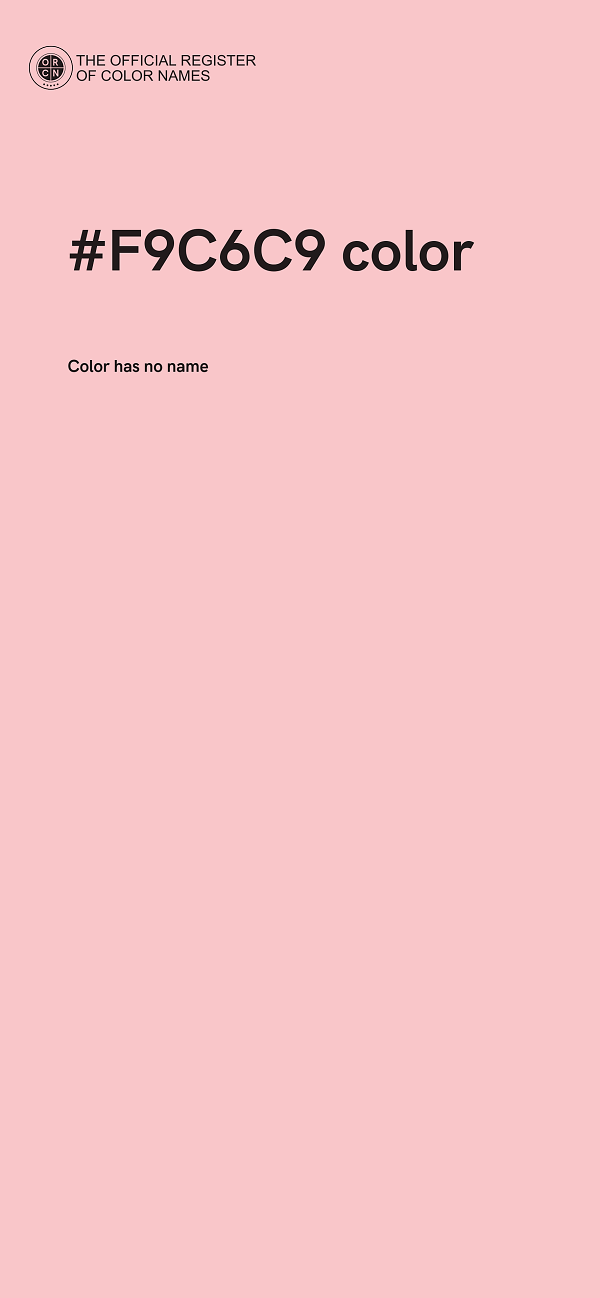 #F9C6C9 color image