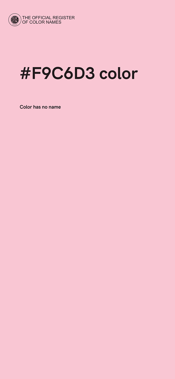#F9C6D3 color image