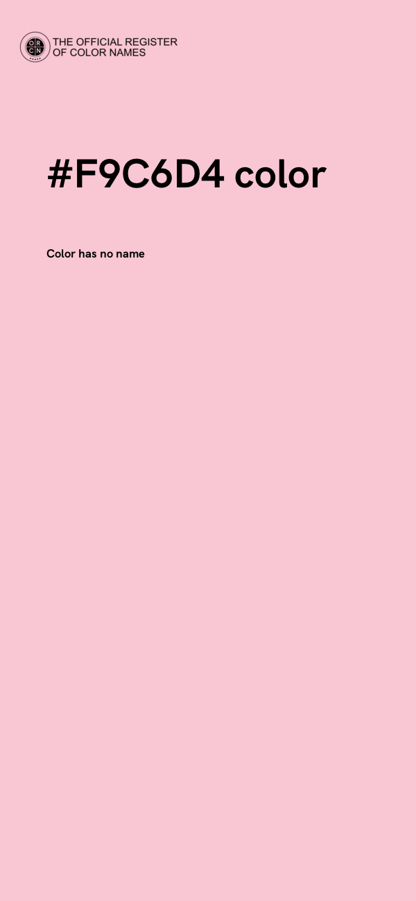 #F9C6D4 color image