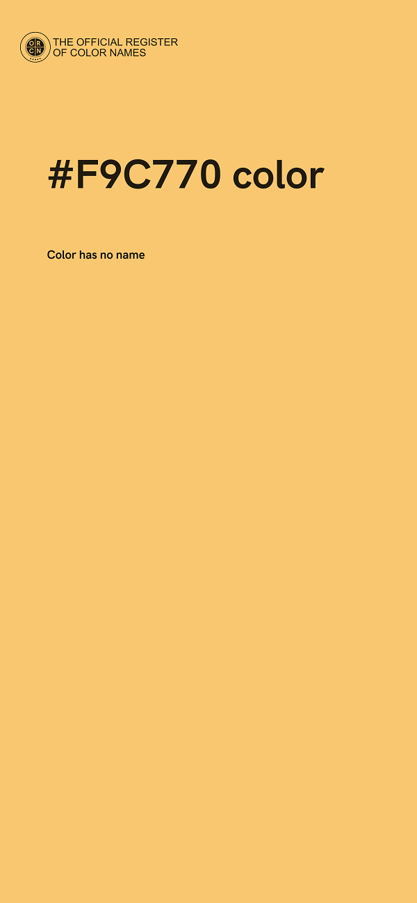 #F9C770 color image