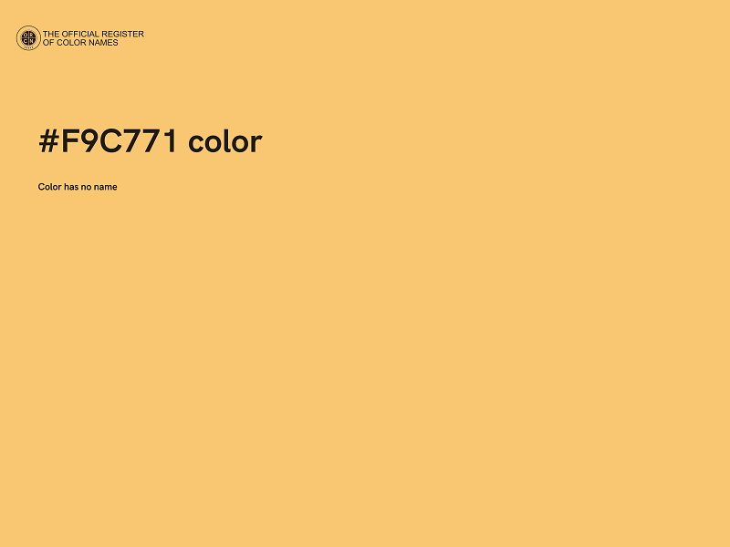 #F9C771 color image