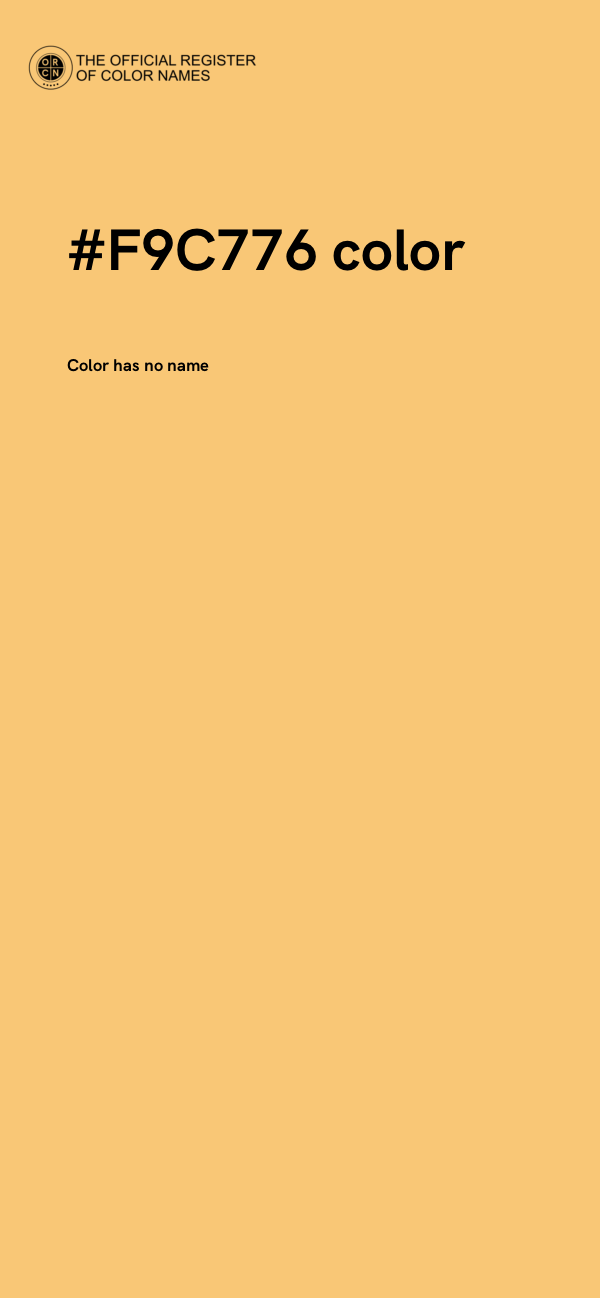 #F9C776 color image
