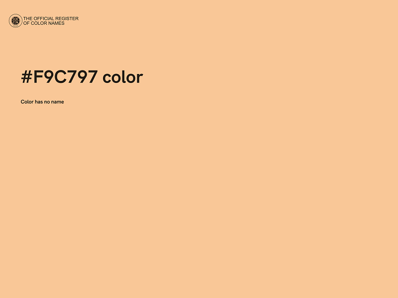 #F9C797 color image