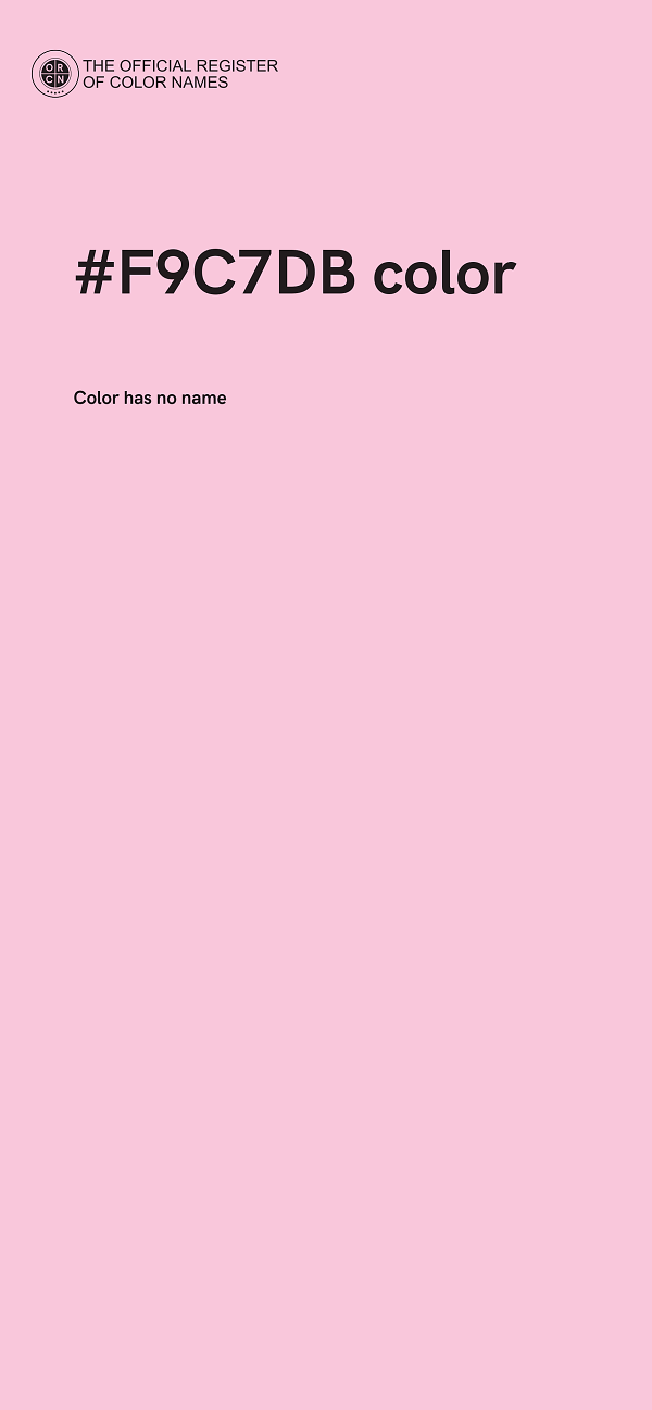 #F9C7DB color image