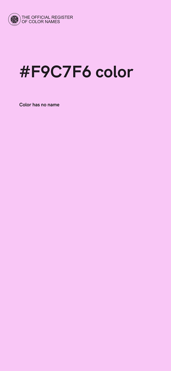 #F9C7F6 color image