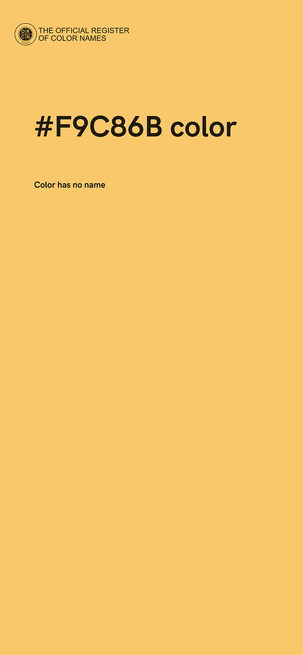 #F9C86B color image