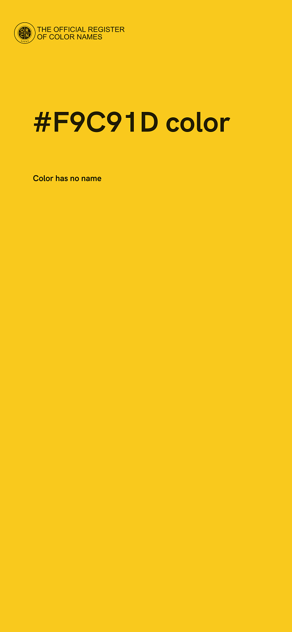 #F9C91D color image