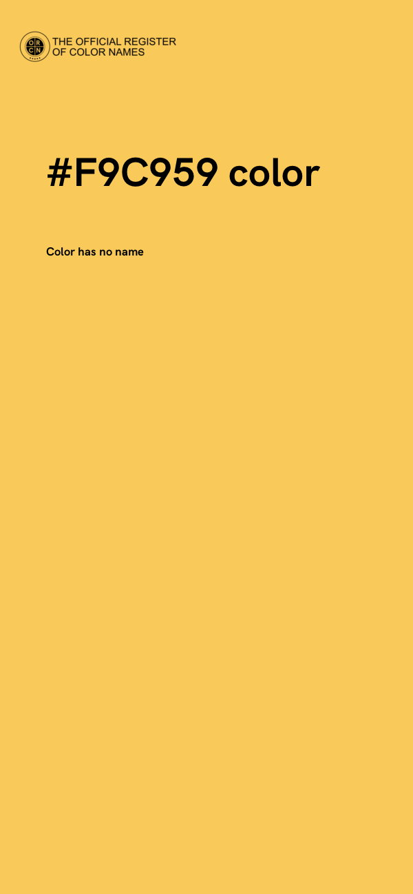 #F9C959 color image