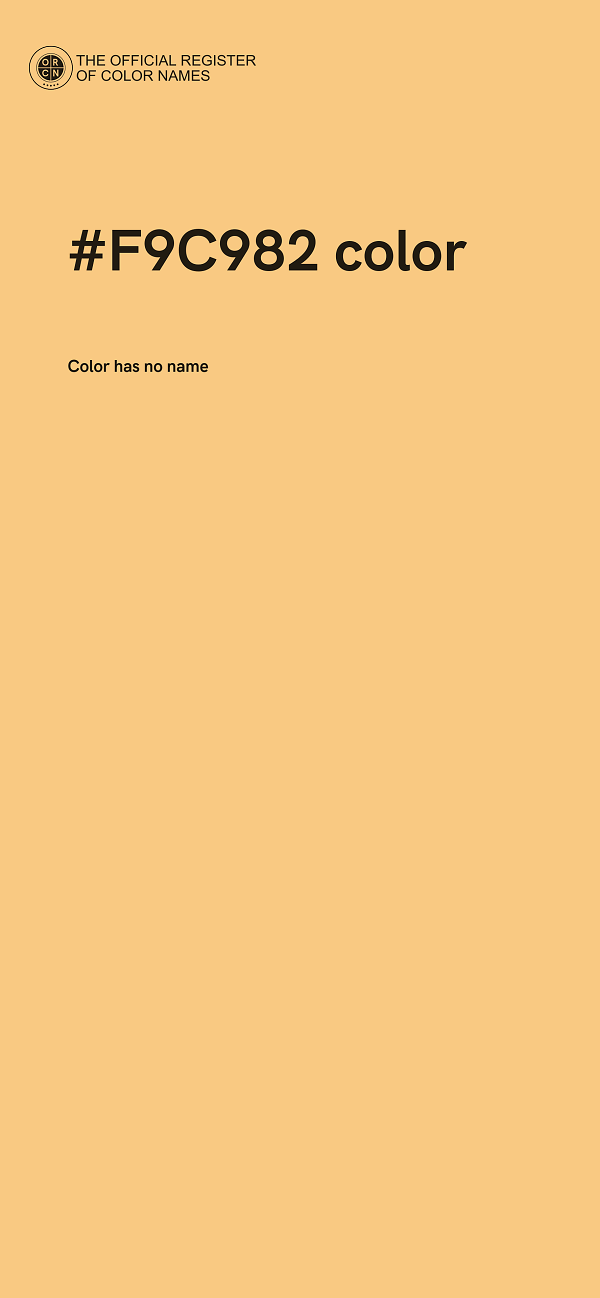 #F9C982 color image