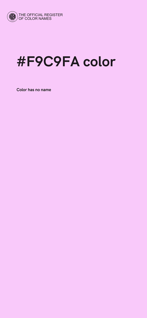 #F9C9FA color image