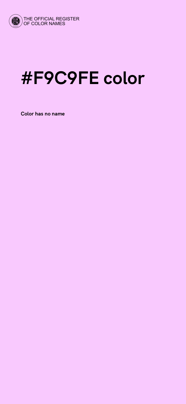 #F9C9FE color image