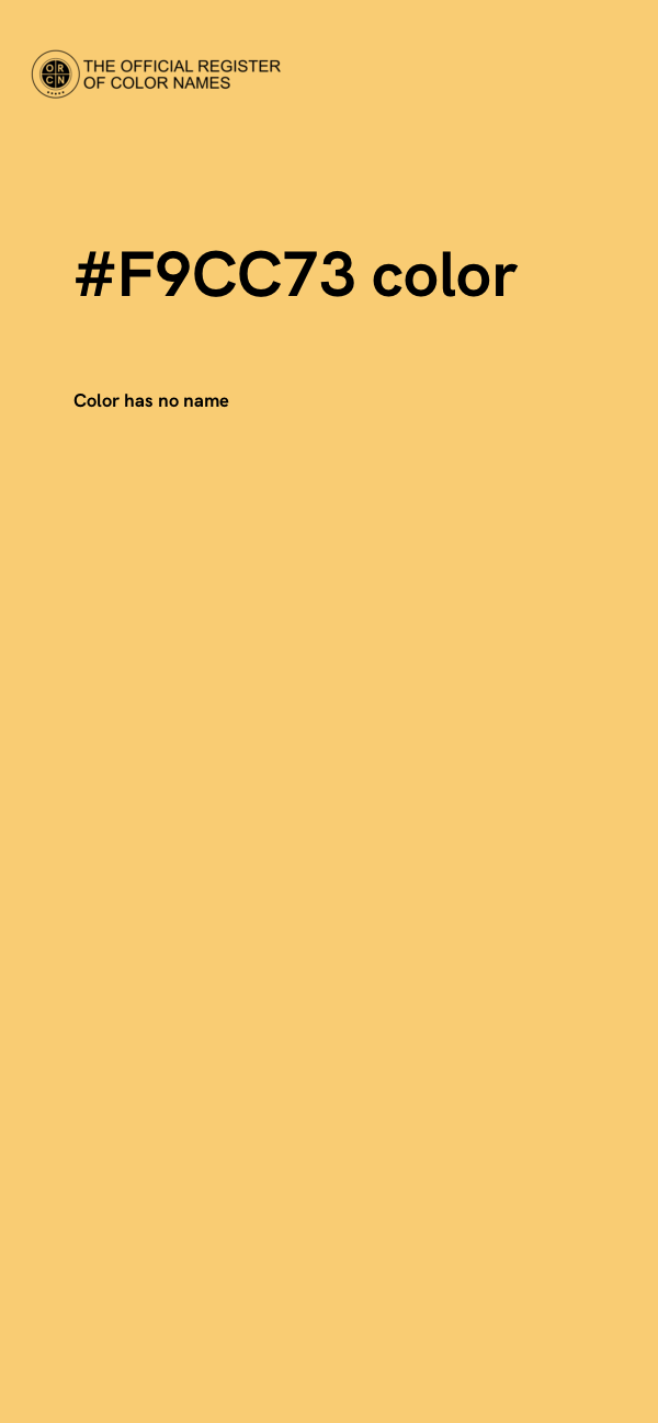 #F9CC73 color image