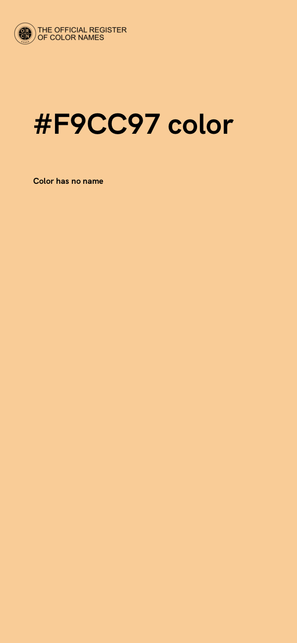 #F9CC97 color image