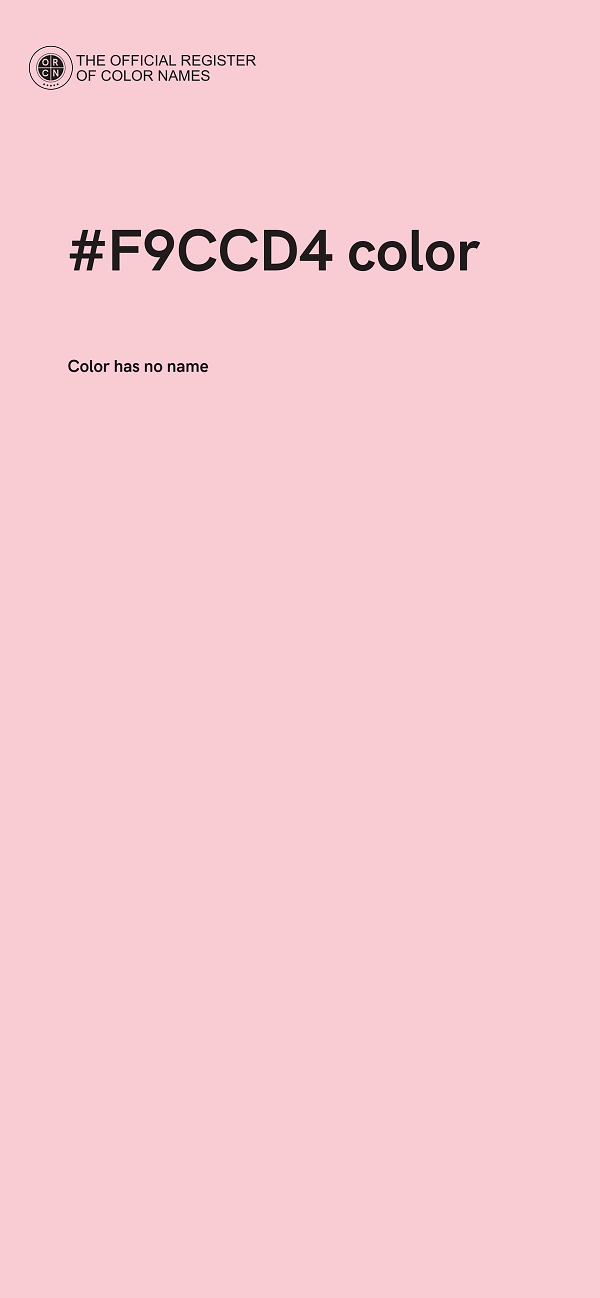 #F9CCD4 color image
