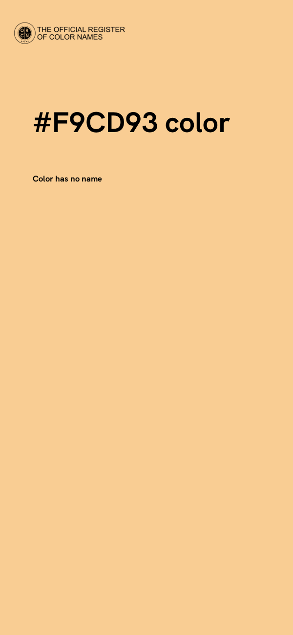 #F9CD93 color image