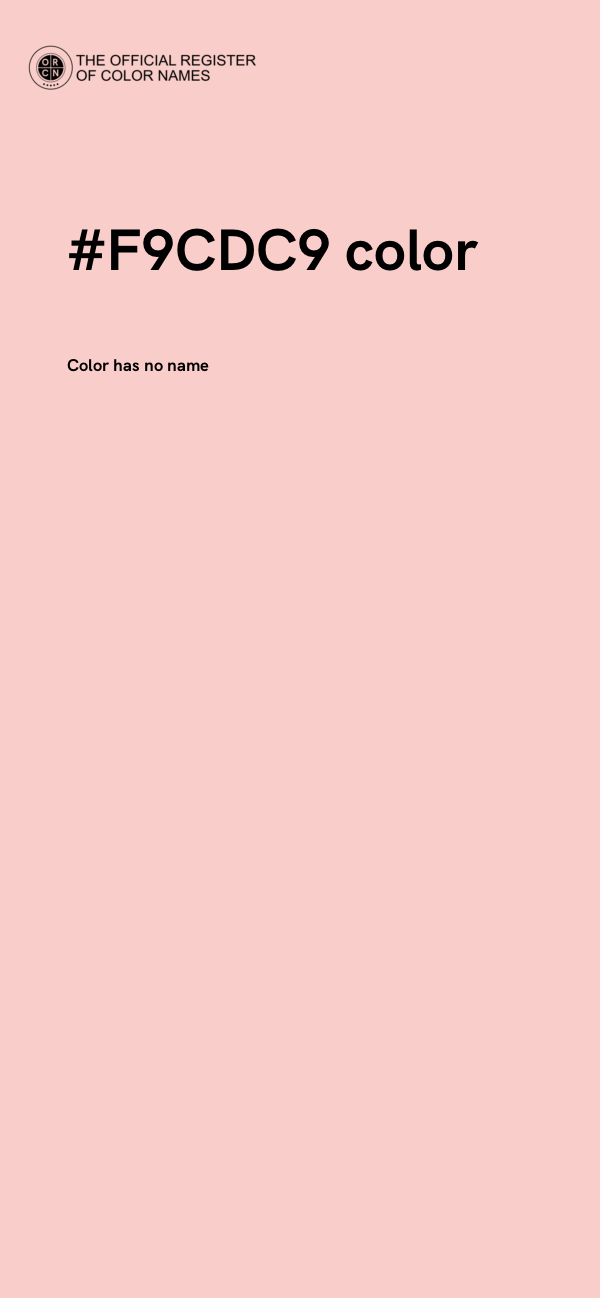 #F9CDC9 color image