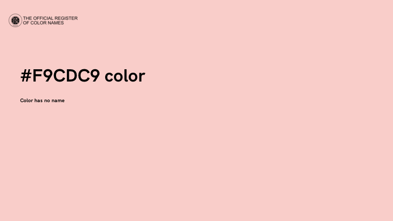 #F9CDC9 color image
