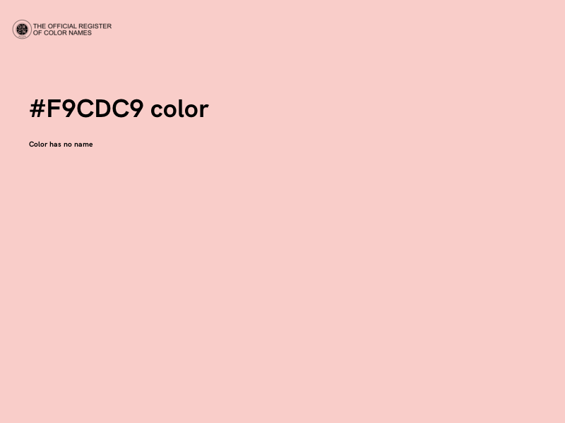 #F9CDC9 color image