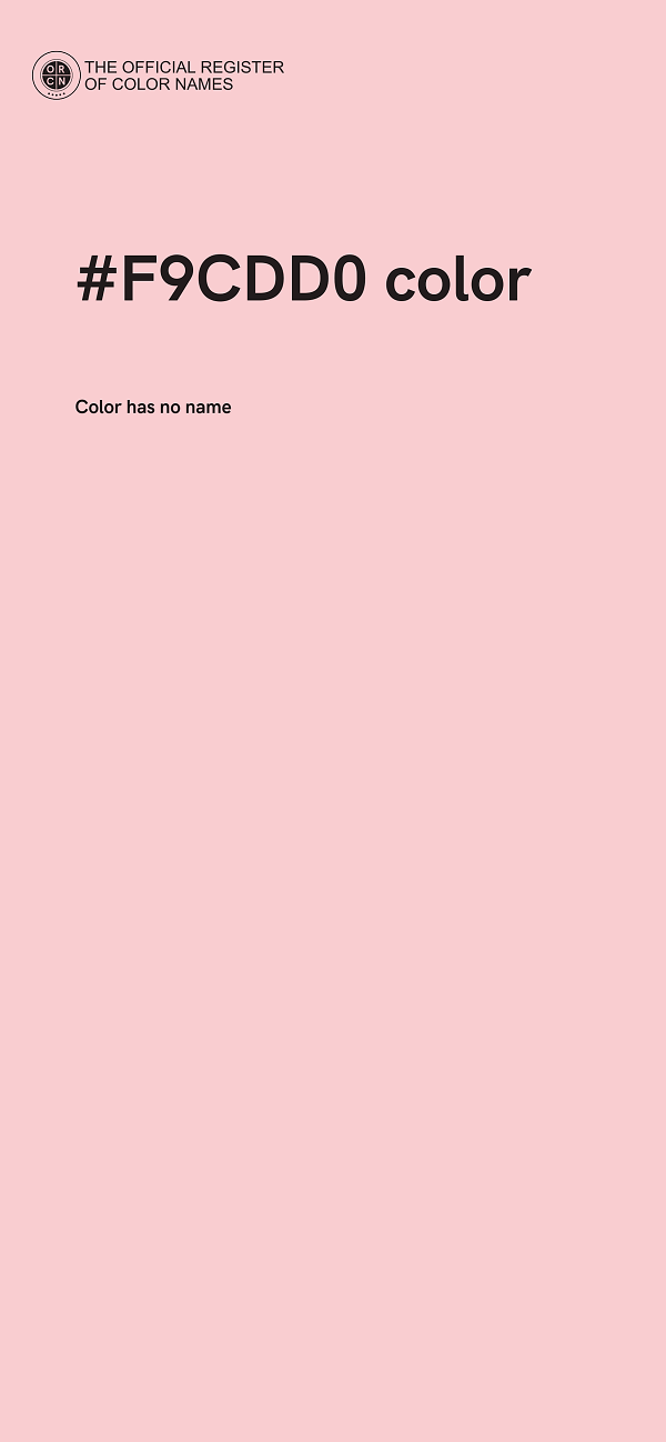 #F9CDD0 color image