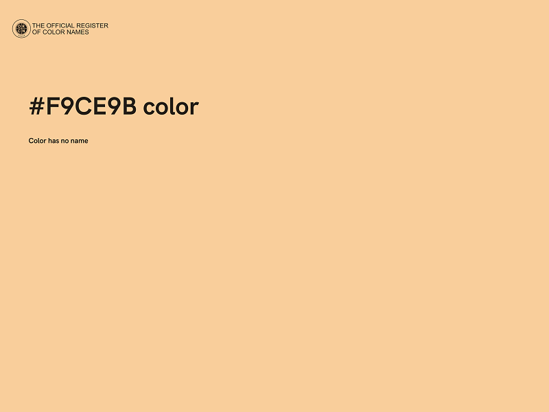#F9CE9B color image