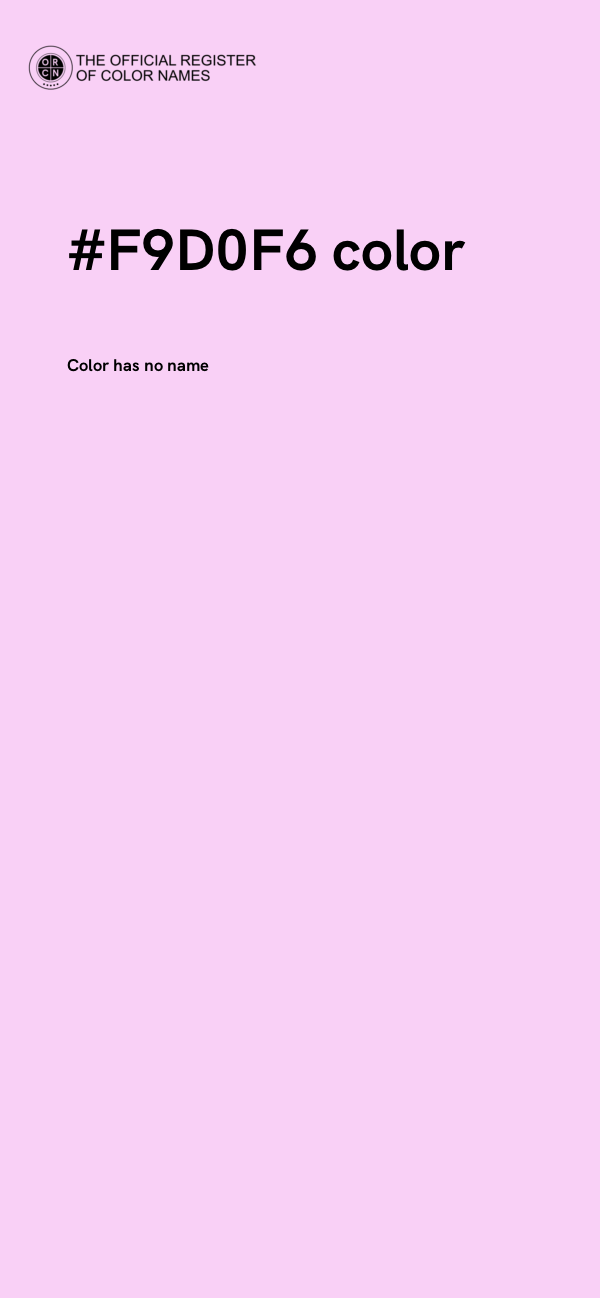 #F9D0F6 color image