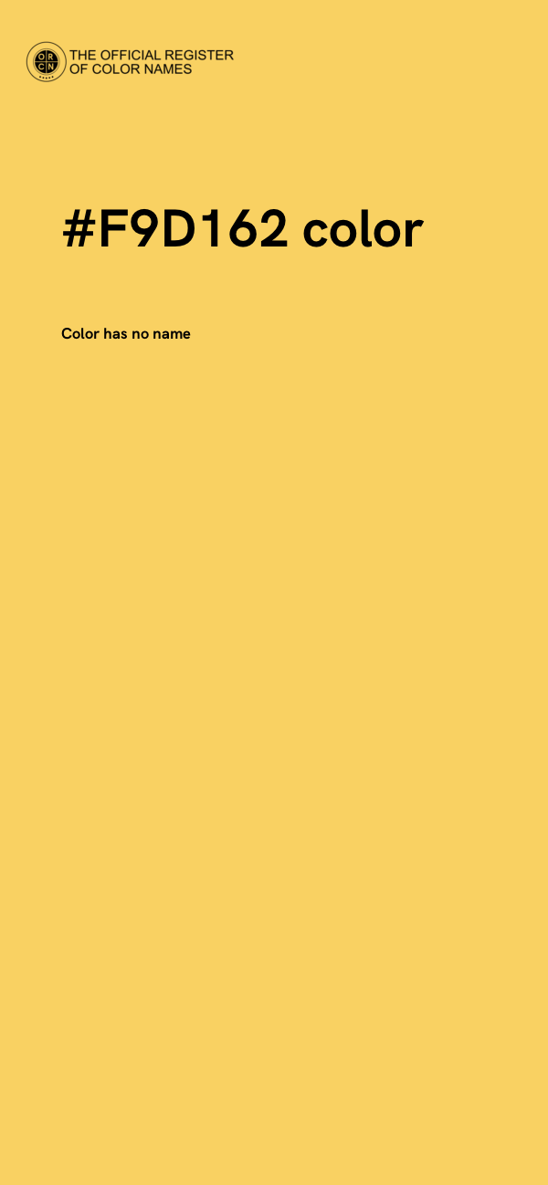 #F9D162 color image