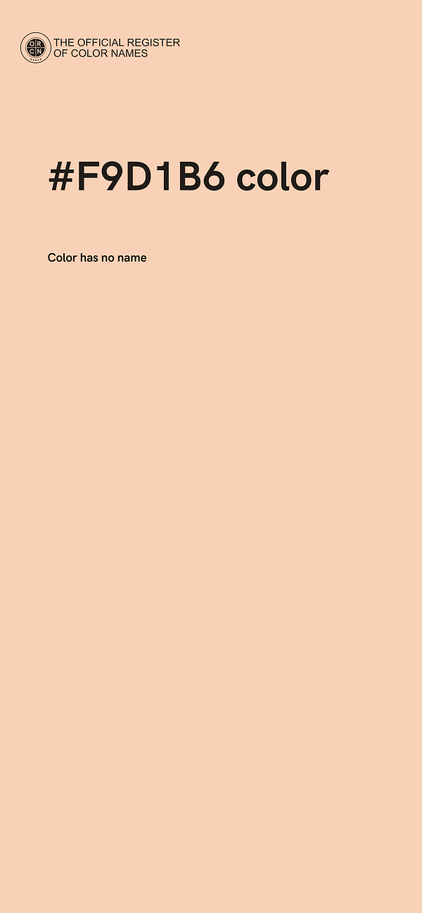 #F9D1B6 color image