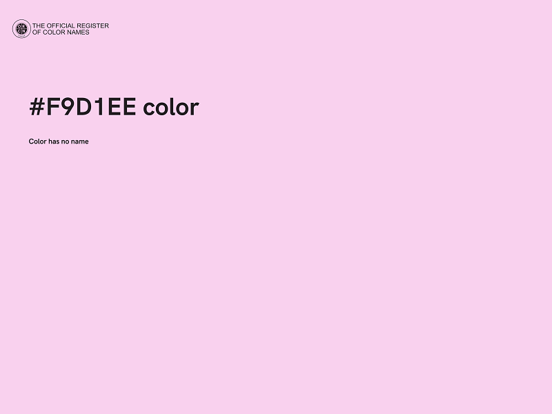 #F9D1EE color image