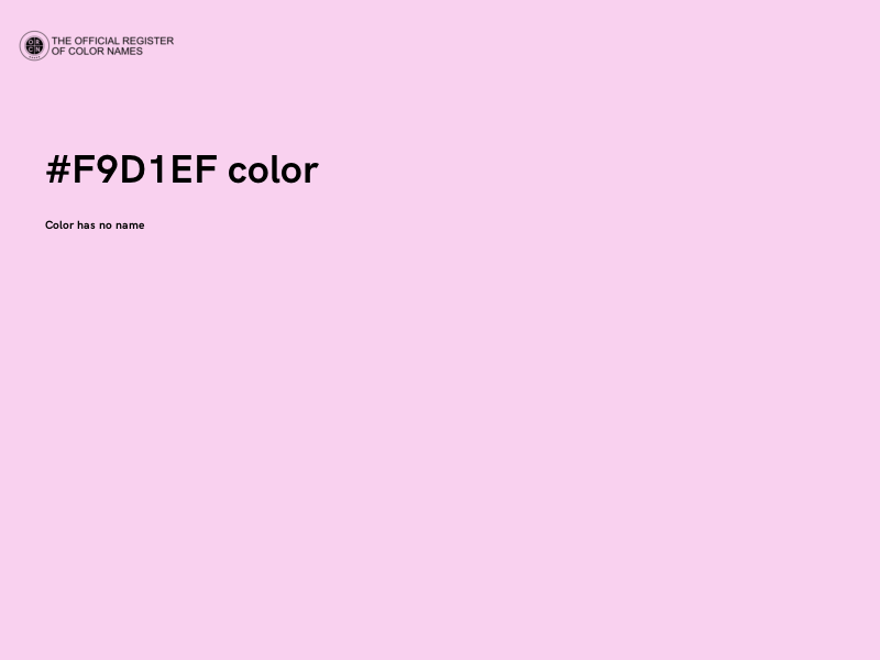 #F9D1EF color image
