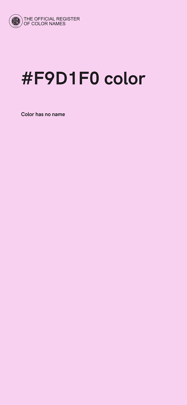 #F9D1F0 color image