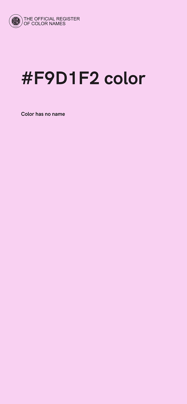 #F9D1F2 color image