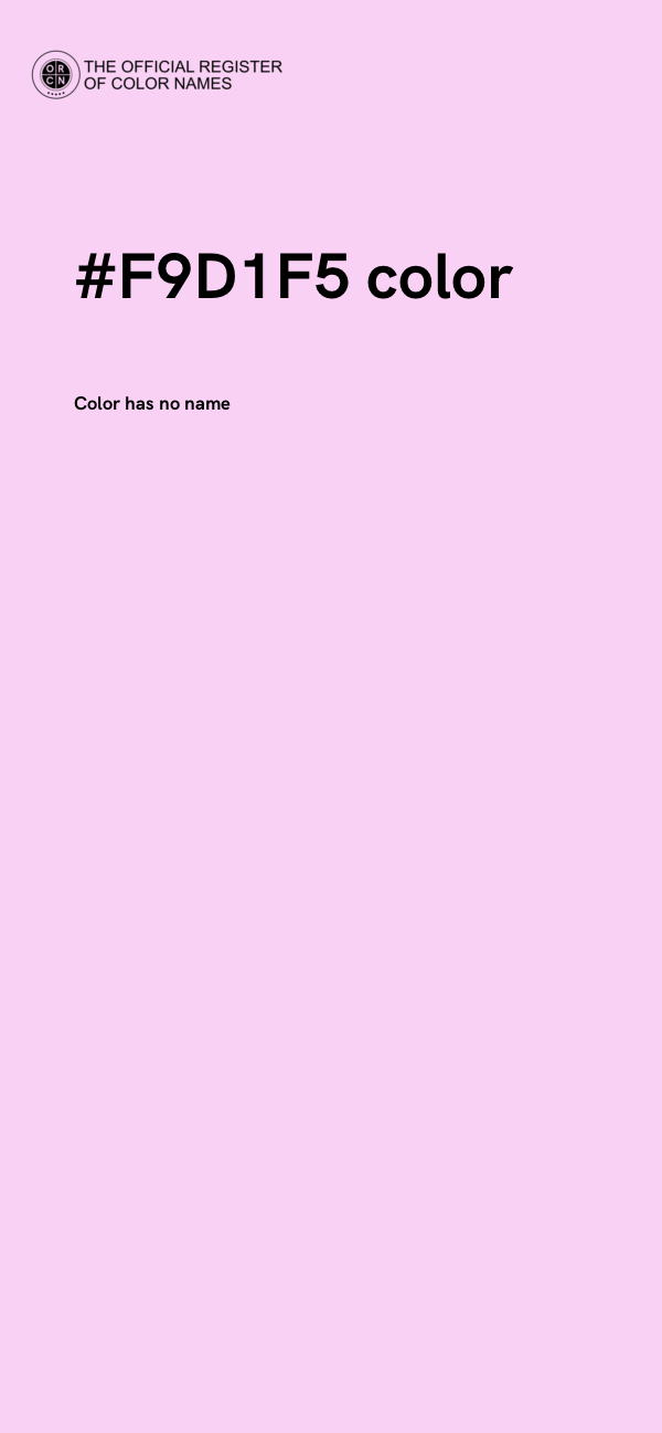 #F9D1F5 color image