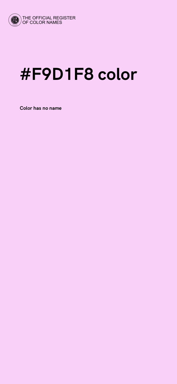 #F9D1F8 color image