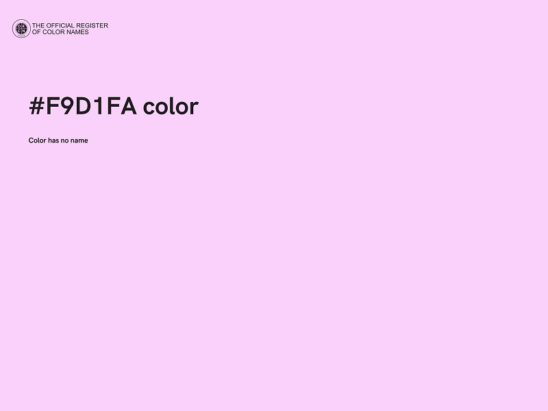 #F9D1FA color image