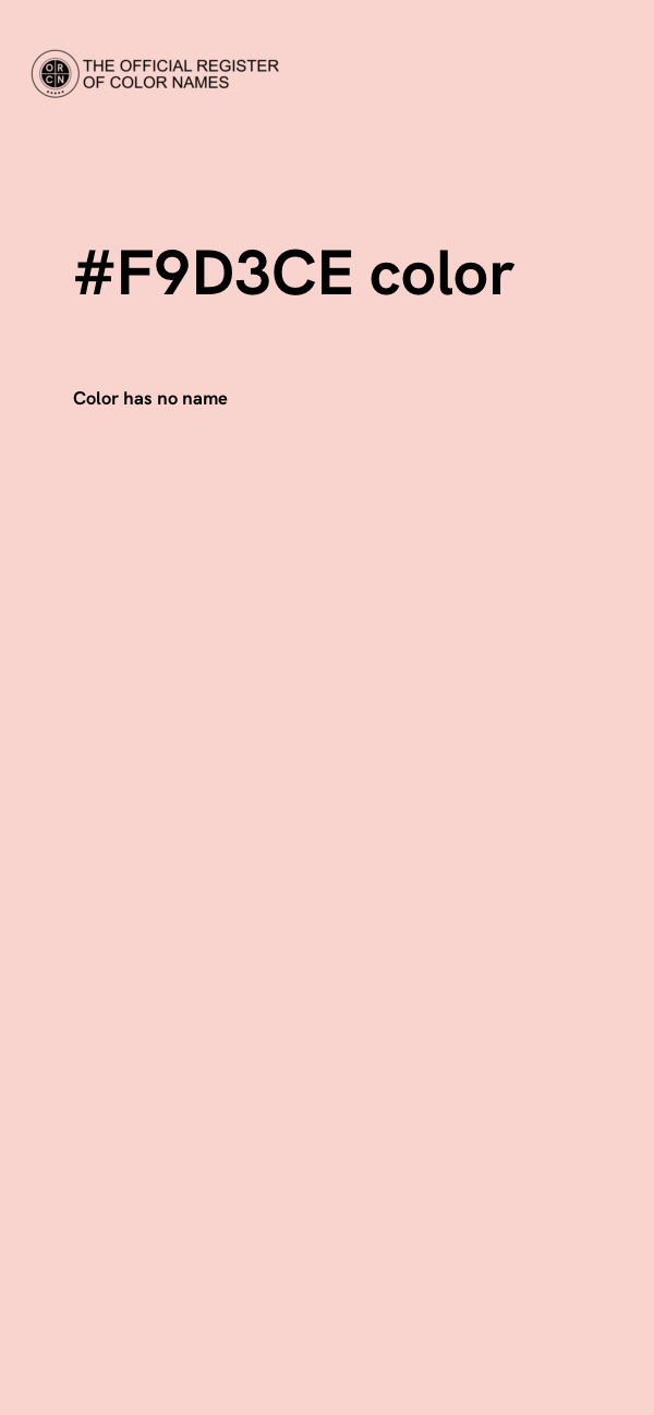 #F9D3CE color image