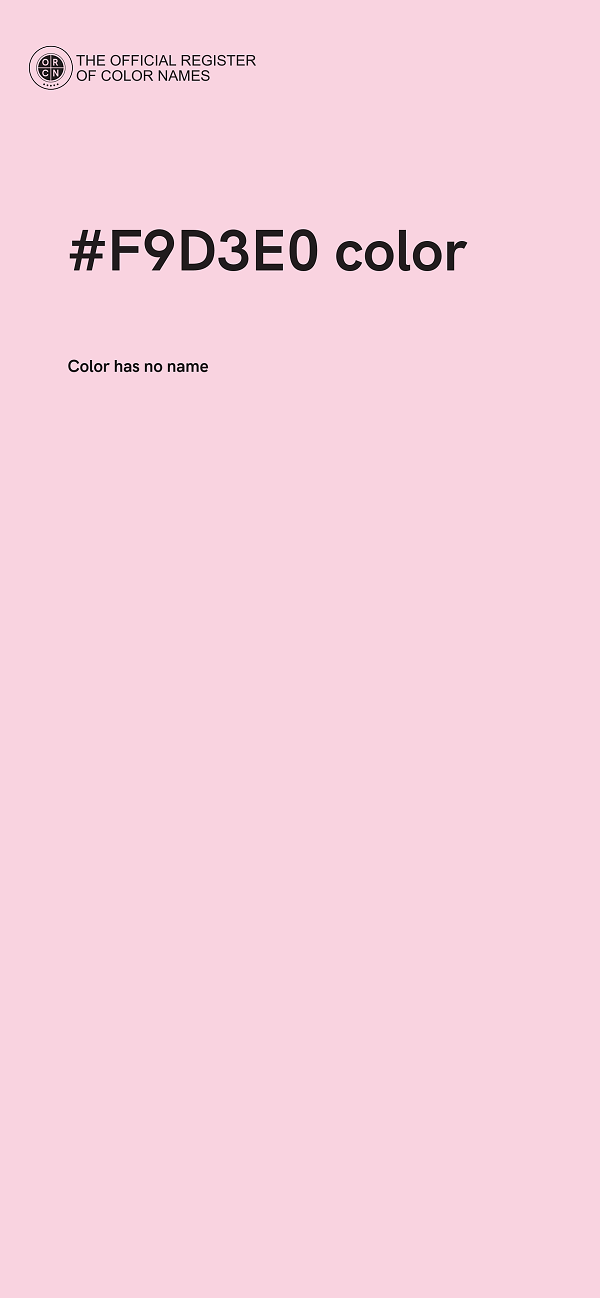 #F9D3E0 color image