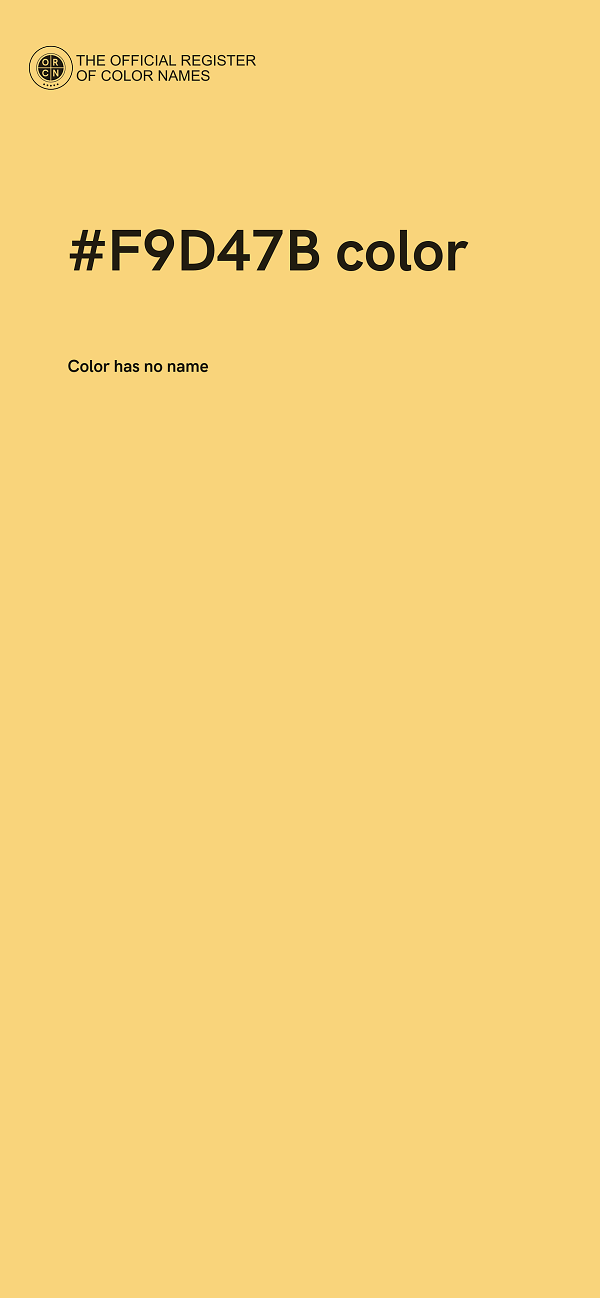 #F9D47B color image