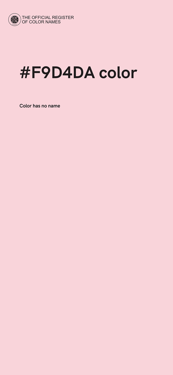 #F9D4DA color image