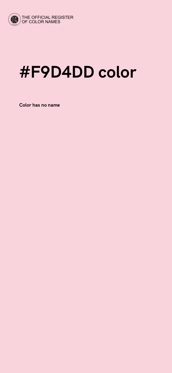 #F9D4DD color image