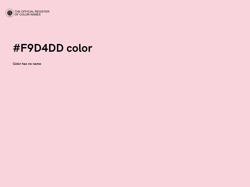 #F9D4DD color image
