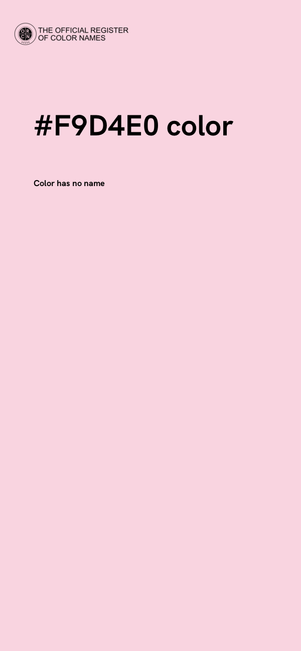 #F9D4E0 color image
