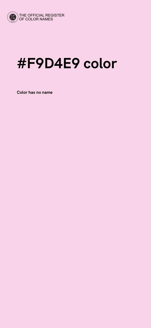 #F9D4E9 color image