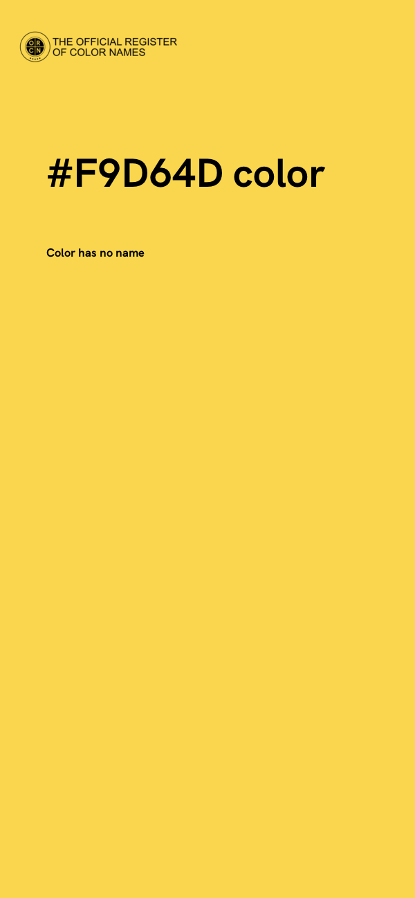 #F9D64D color image