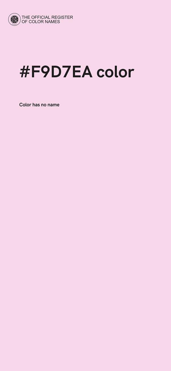 #F9D7EA color image