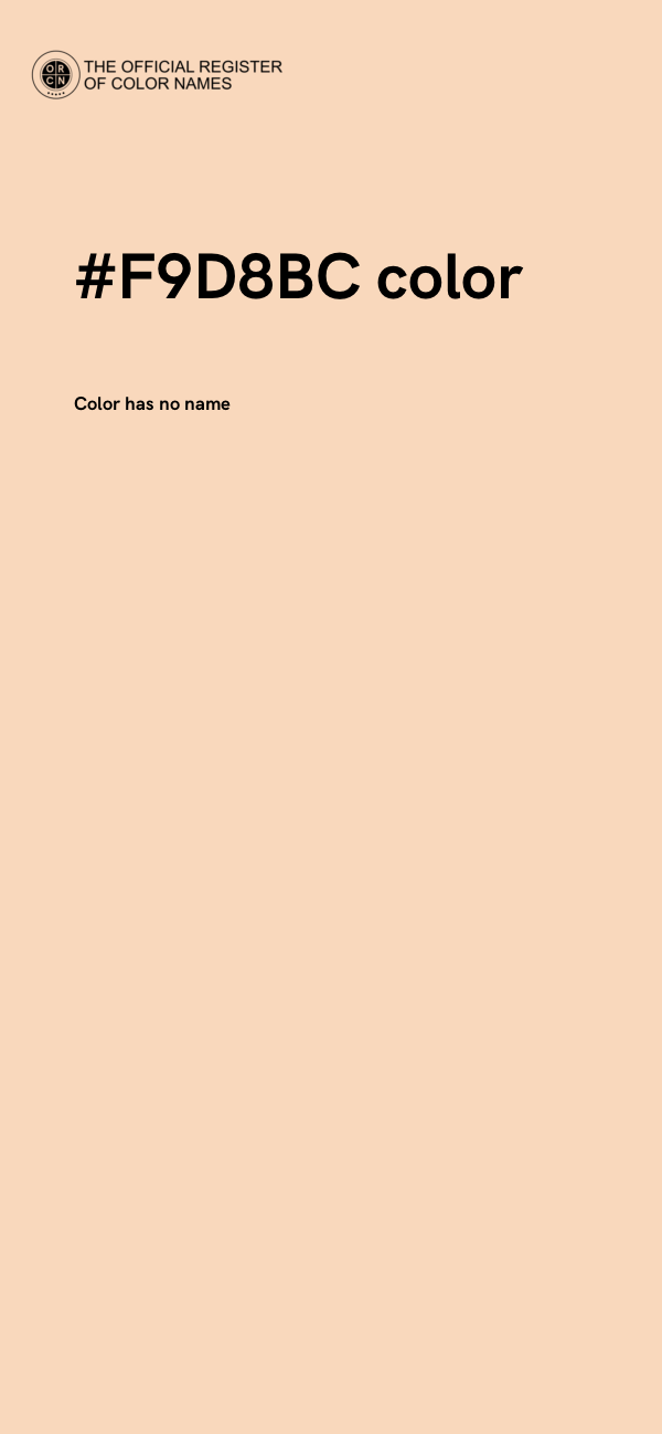 #F9D8BC color image