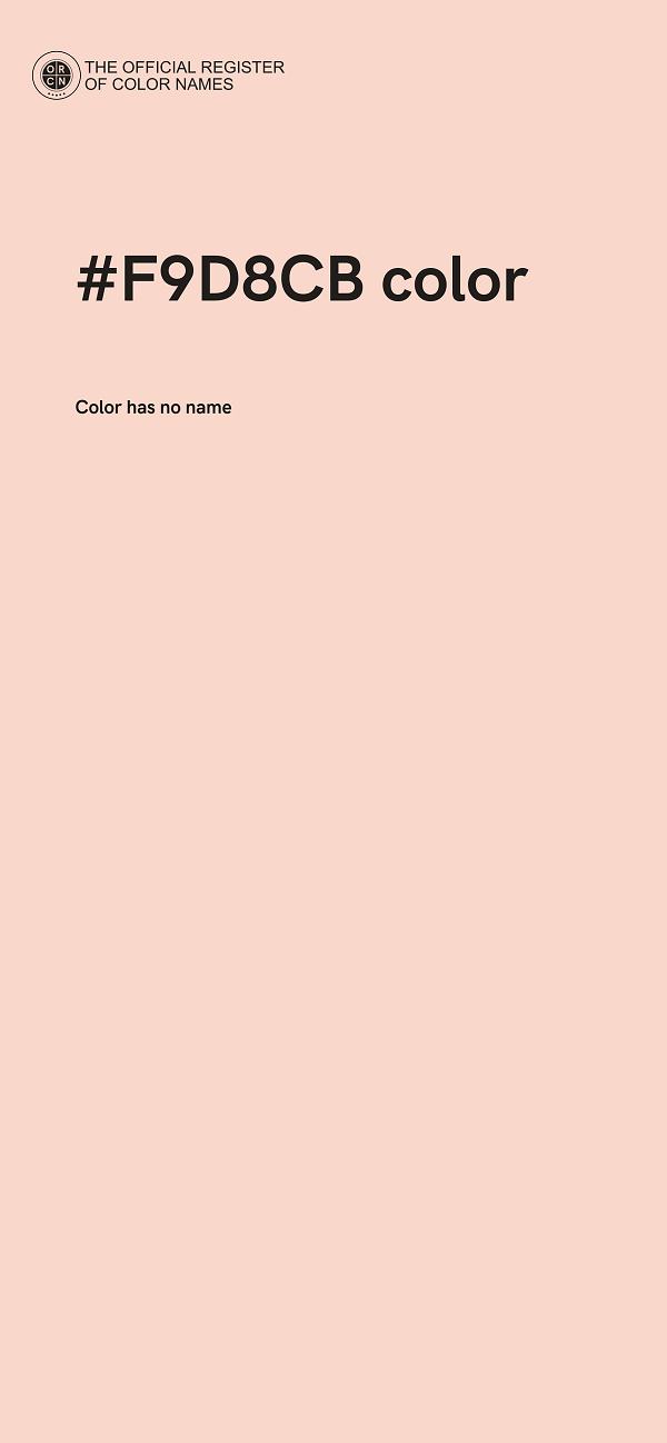 #F9D8CB color image