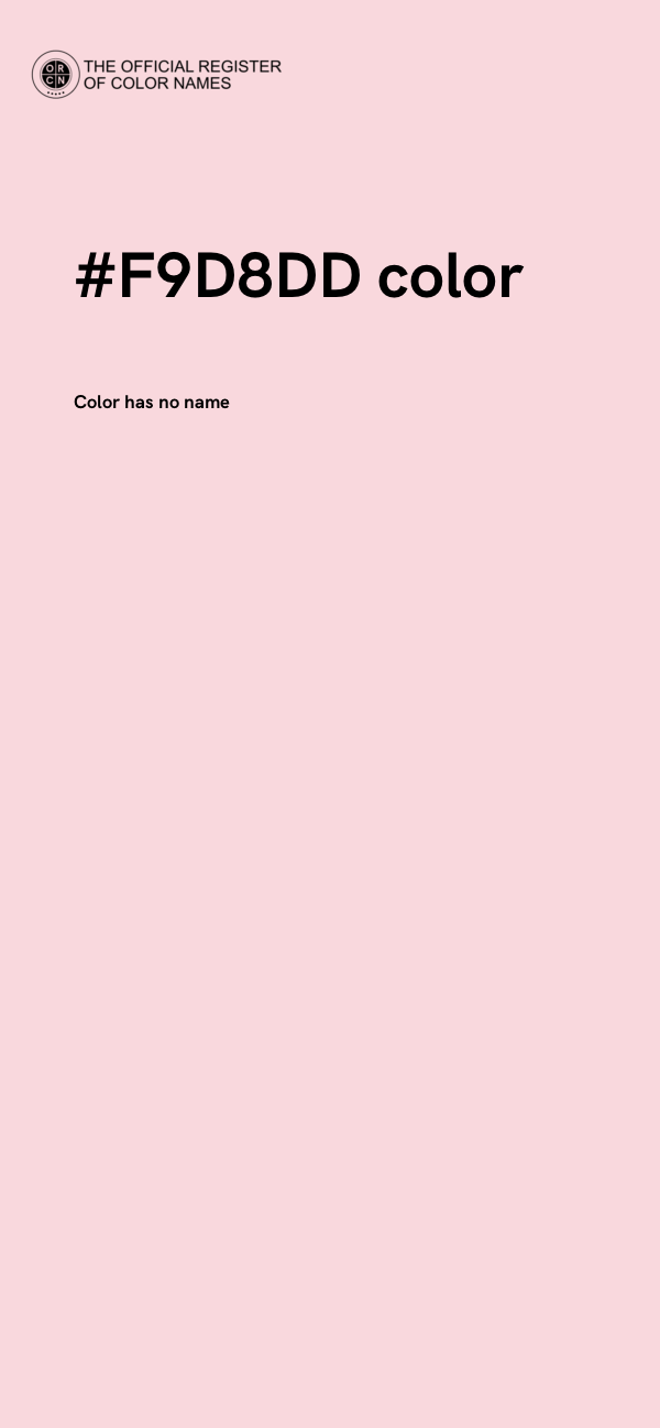 #F9D8DD color image