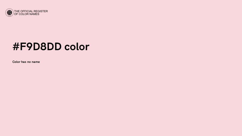 #F9D8DD color image
