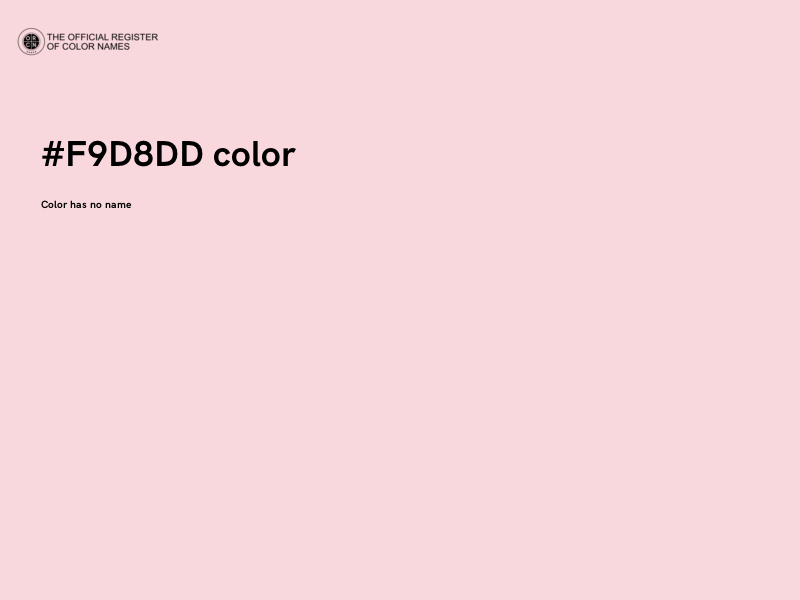 #F9D8DD color image