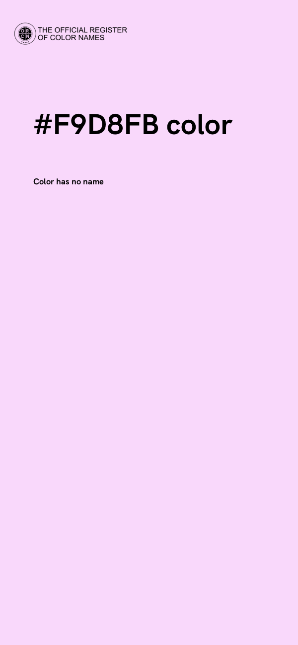 #F9D8FB color image